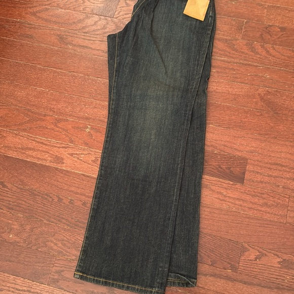 Seven7 Women's Boot Cut Jeans - Dark Blue - Picture 4 of 8